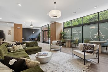 Living area in clubhouse